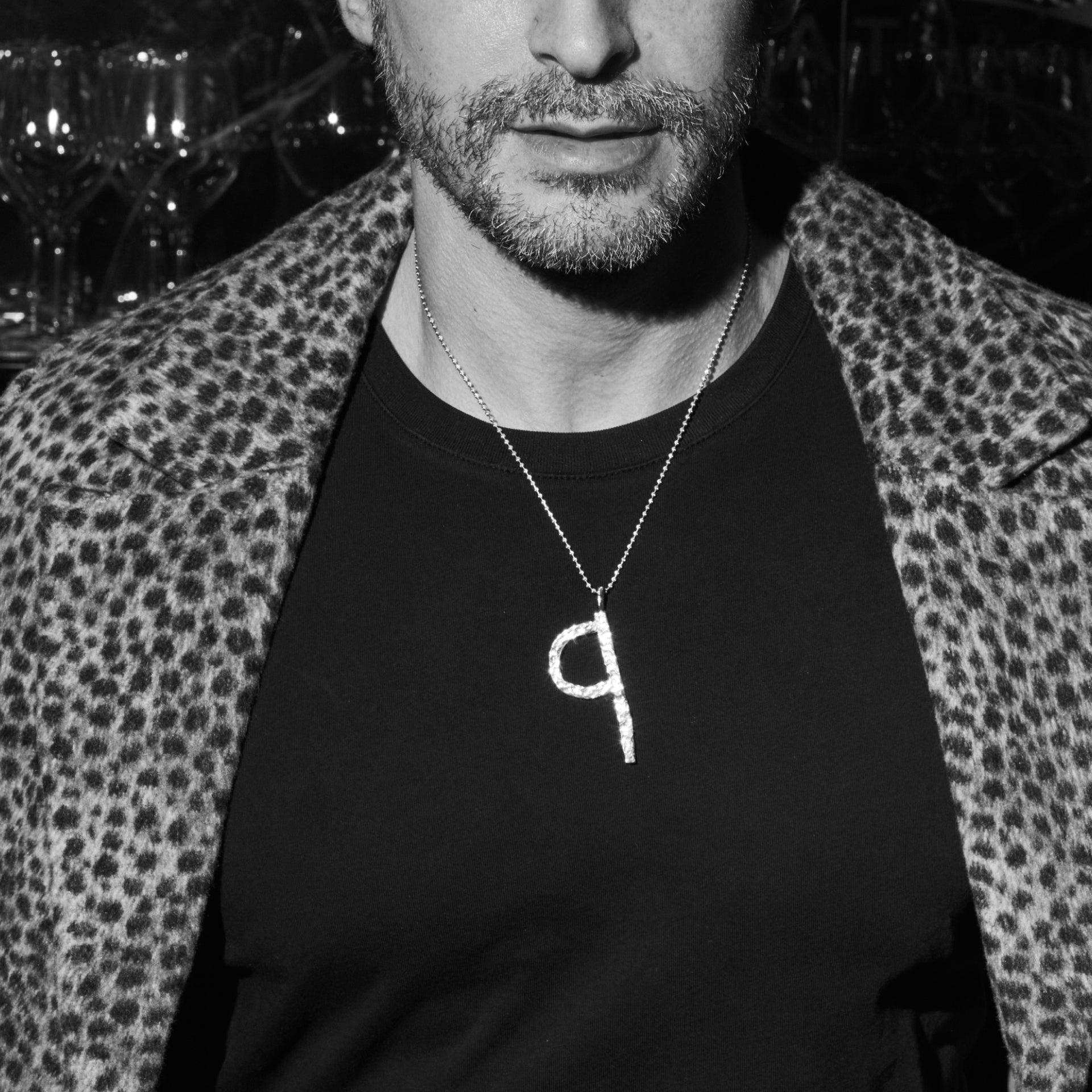 Sterling Silver Small Letter "q"