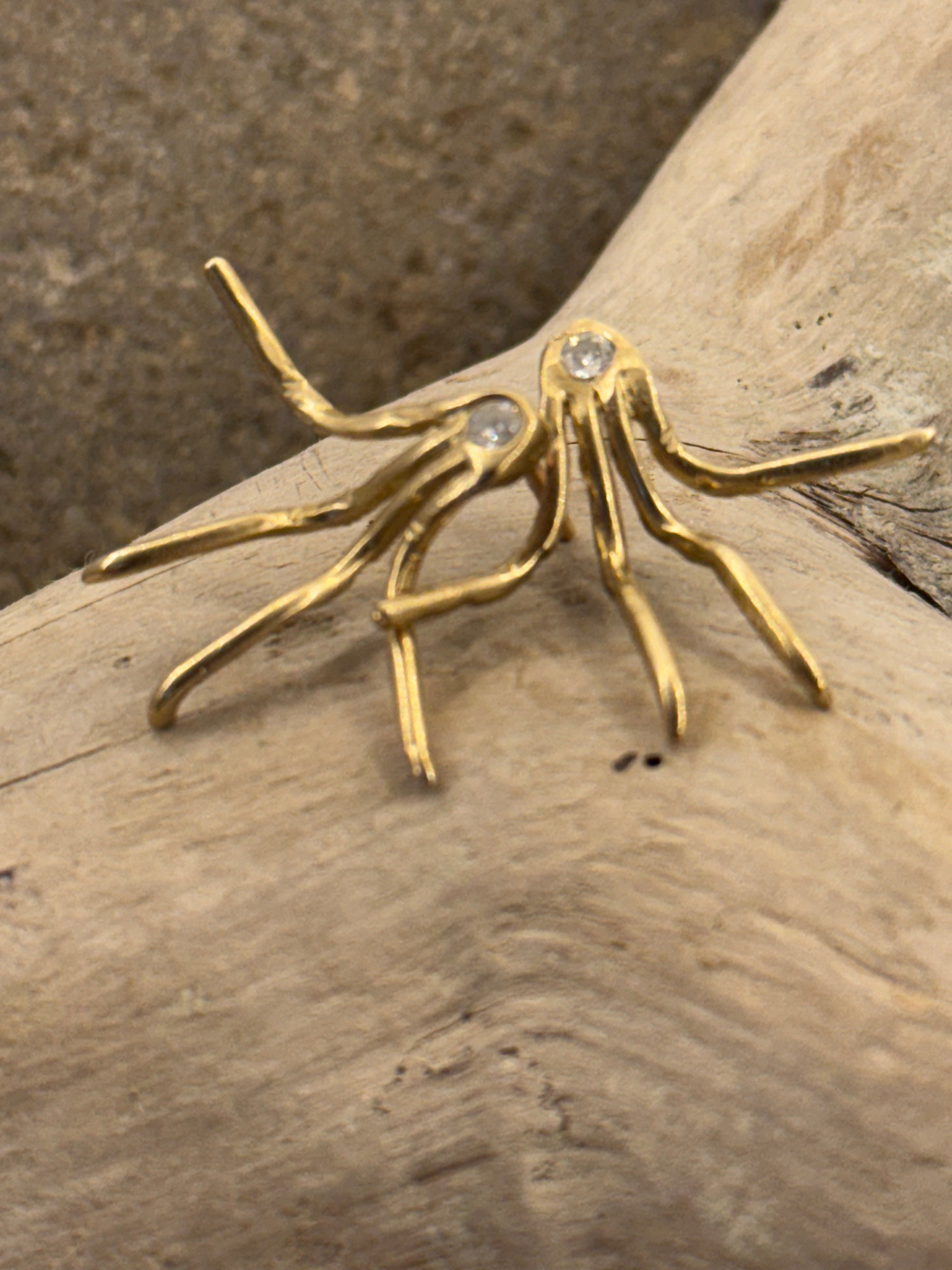 Charlotte's web 14k gold & diamond