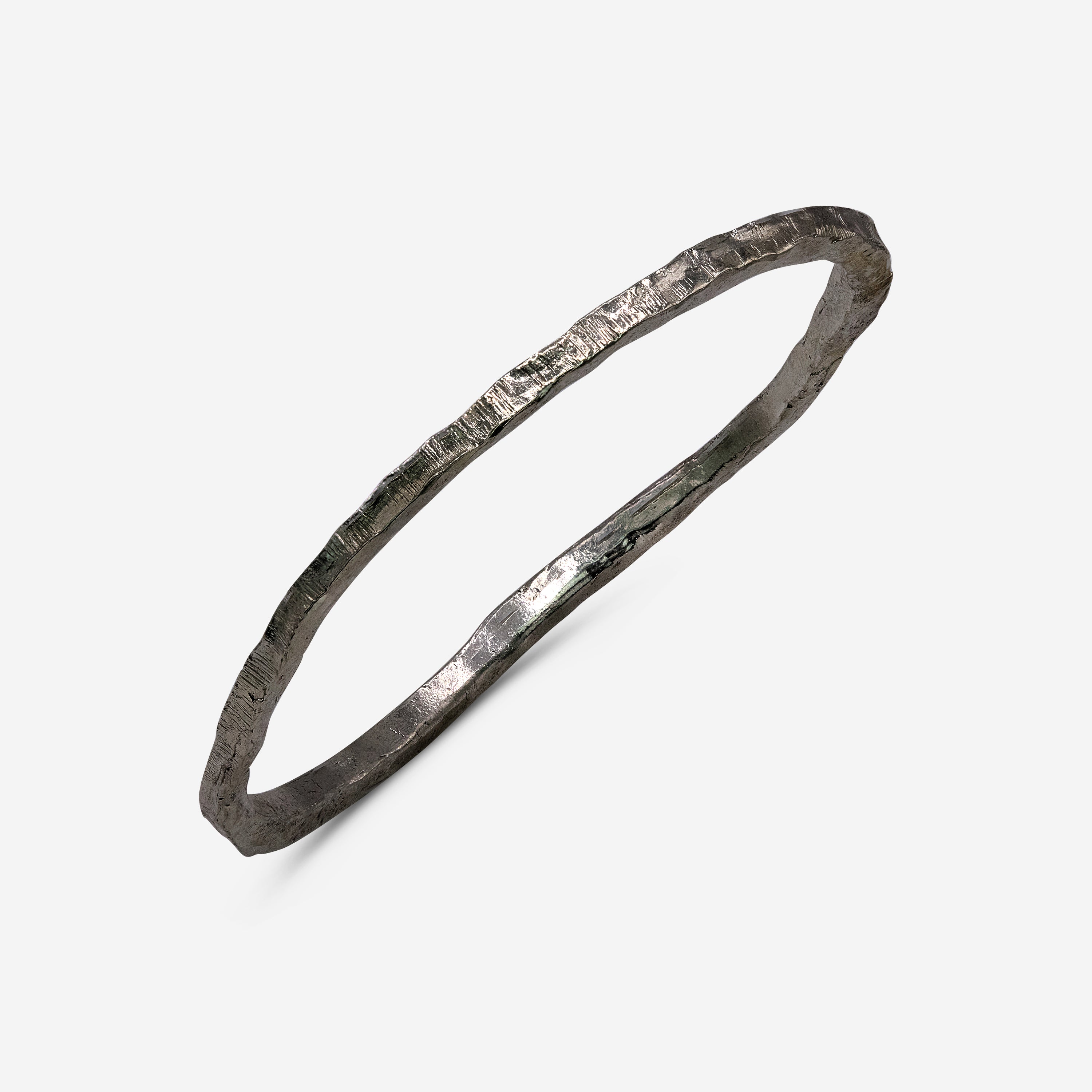 Locke Hammered Bangle