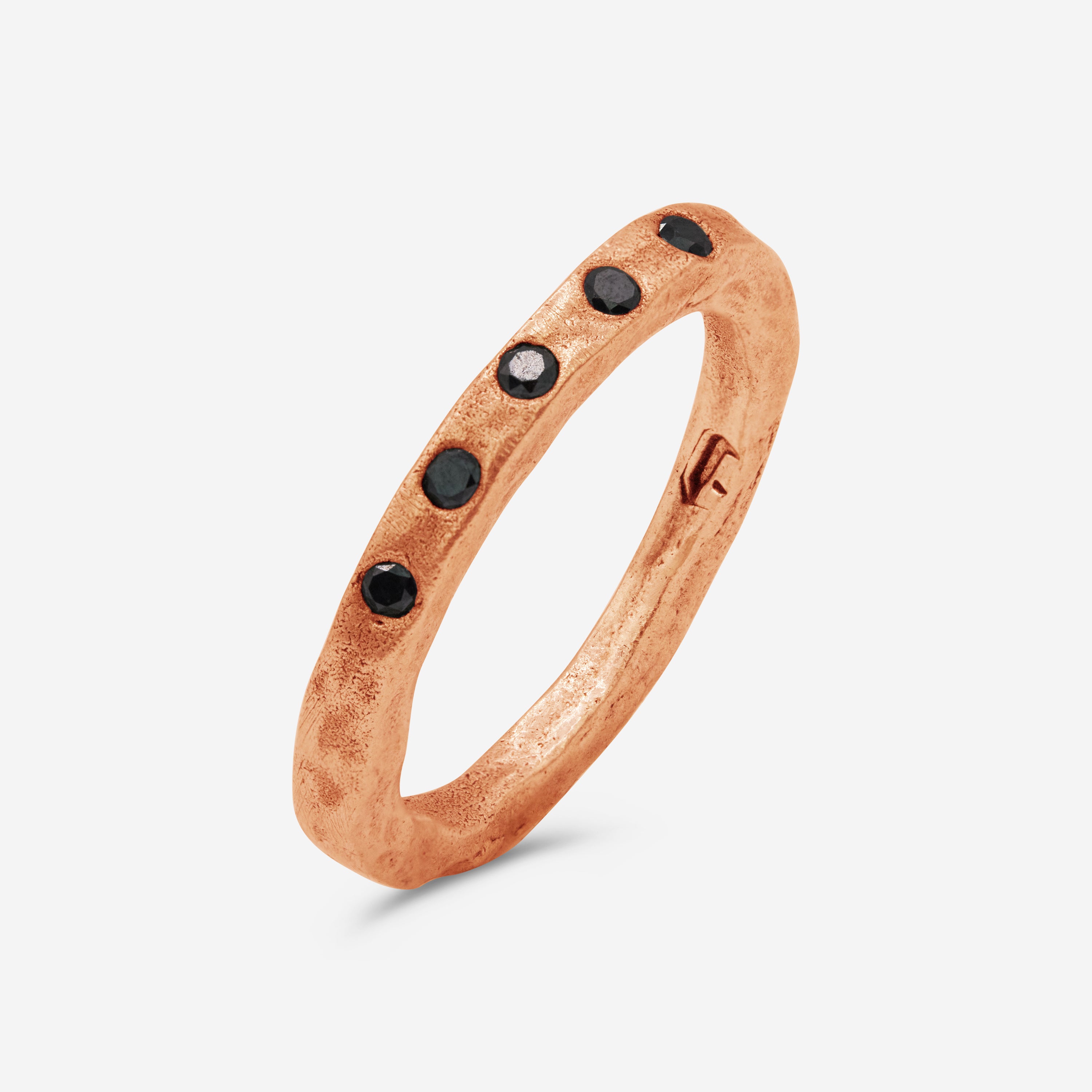 Stacked Rose 14k Gold Ring