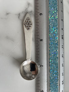 Vintage Sterling Silver Salt Spoon Israel C1970