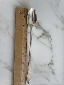 Sterling Silver TOWLE Ice Tea Spoon DOROTHY MANNERS 1919 mono Reiser 8 1/4"