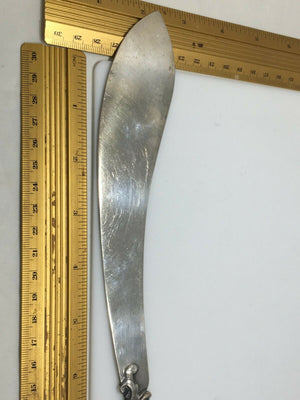 Fantastic RARE Sterling Silver Antique Shiebler Cast Cake Knife Sword 13"