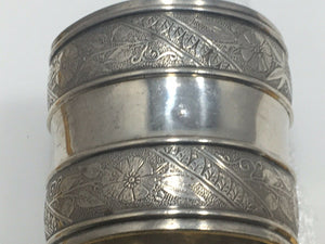 Antique Gorham  Sterling Silver Aesthetic Japanese Engraved Napkin Ring 1880