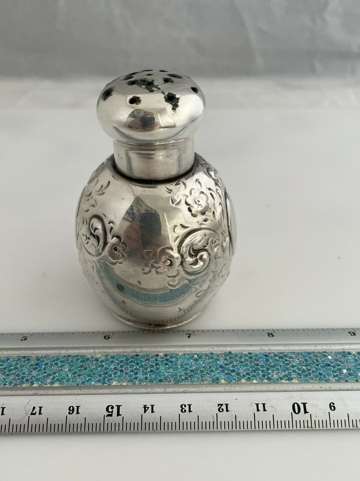 Antique Georgian Silverplate Salt Shaker