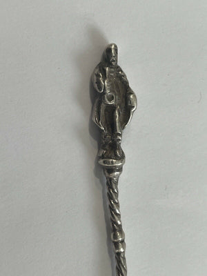 Rare Antique Dutch Silver Apostle Spoon Netherlands Circa 1780
