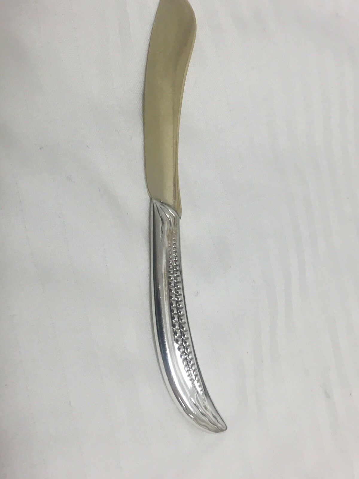 12 Sterling Silver Tiffany & Co Corn Vine Pea Pod Solid Knives Spreaders C1880
