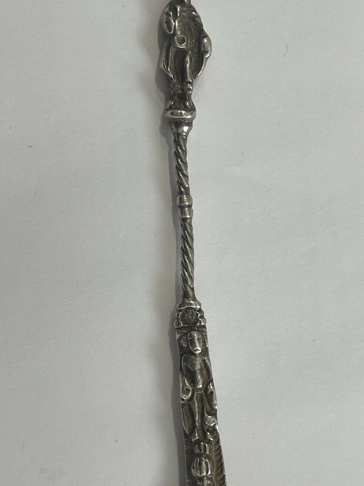 Rare Antique Dutch Silver Apostle Spoon Netherlands Circa 1780
