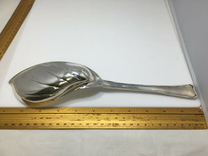 Tiffany & Co Sterling Silver Lapover Edge Etched Ice cream jelly Server 11.5" NM