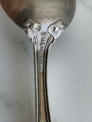 Wallace #30 Fuchsia Sterling Souvenir Spoon Art nouveau Helena Montana 31g c1905
