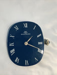 Vintage Mint  Movado movement BLUE face 17 jewel Swiss Made Roman Working