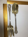 Olympian by Tiffany &  Co Sterling 2pc Large Salad Set -10.5” Ruffled Bowls Rare