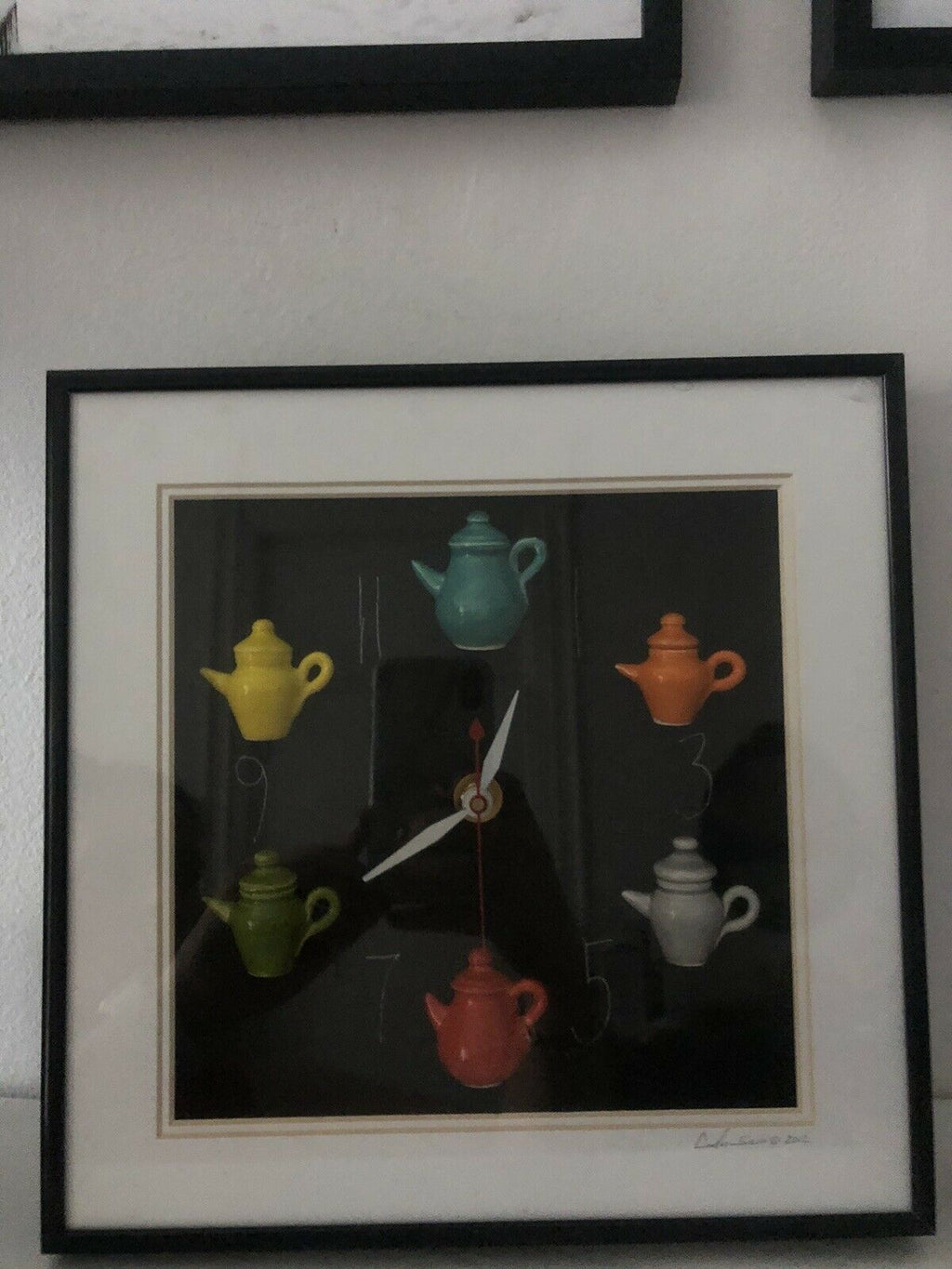 Carlos Silva - Teapot Clock-Centuries Claywork  Signed 2012