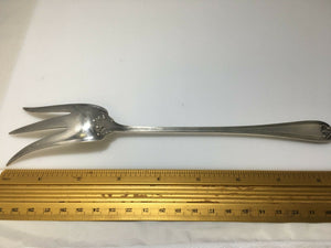 Colonial by Tiffany & Co. Sterling Silver Lettuce serving fork RARE 8 5/8"