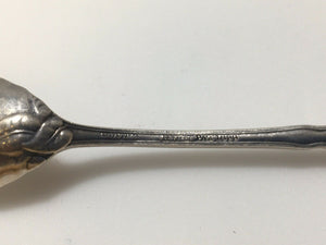 Tiffany Sterling Silver Ailanthus Atlantis Pierced Olive Serving Spoon