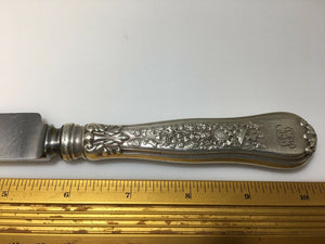 OLYMPIAN by Tiffany & Co Sterling  Dinner Knife Silver Plated Blade 10 1/8"