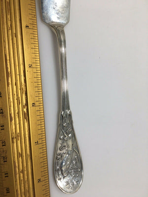 Tiffany & Co Audubon Japanese Sterling Silver Cheese Or Jelly Knife Server c1871