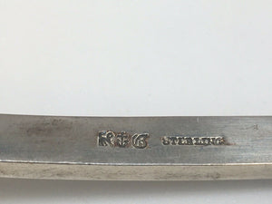 Gorham JAPANESE Sterling Silver Huge Stuffing Spoon Gilt 12”+Aeshthetic 1880’s