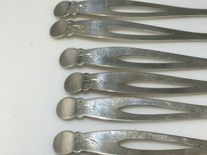Set of 6 Gorham Sterling Silver Louis XVI Special Cocktail seafood forks c1885