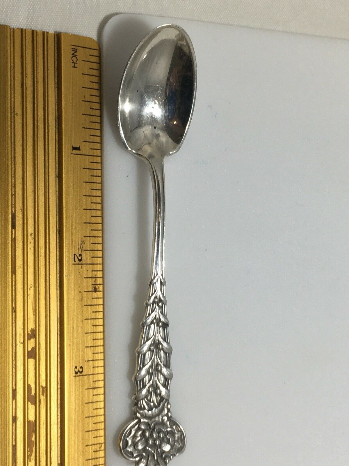 Set Of 6 Vine Holly by Tiffany & Co Sterling Silver Demitasse Spoon 4 1/8"