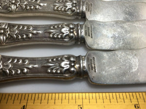 12 Tiffany Sterling Silver English King Silver Fish Knives Knife Old Mark Solid