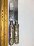 Antique Chrysanthemum by Tiffany Sterling Silver Breakfast Knife 7 1/2" No Mono