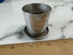 Antique Sterling silver GORHAM COLLAPSIBLE Travel Collapsing Cup c 1891