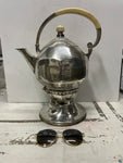 Arts and Crafts Sterling silver one of a kind Carl Weishaupt 800 Tea kettle c1910