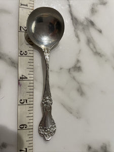 Alvin Majestic Sterling Silver Serving Bouillon Sugar Spoon c1900 5 3/8"