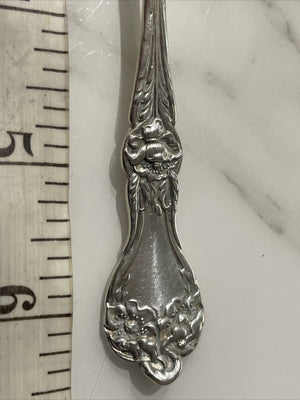 Alvin Majestic Sterling Silver Serving Bouillon Sugar Spoon c1900 5 3/8"