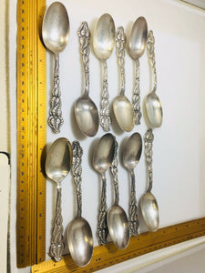 Tiffany Sterling Silver Ailanthus Atlantis tea spoons Sold individually