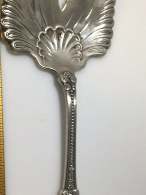 Antique Tiffany Sterling Silver St James Large  Asparagus Fork Server 9 3/4”
