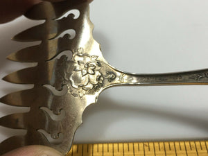 Sterling Silver Antique Shiebler American Beauty Art Nouveau Sardine fork