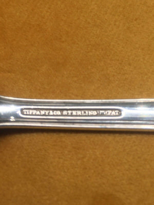 Tiffany and Co Sterling Silver Gumbo Spoon Castillian  M c1929 78g