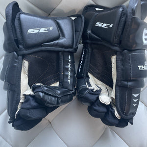 Easton Hockey Gloves Synergy  SE6 Synergy 14” 36 cm Black Wayne Gretzky LA Kings