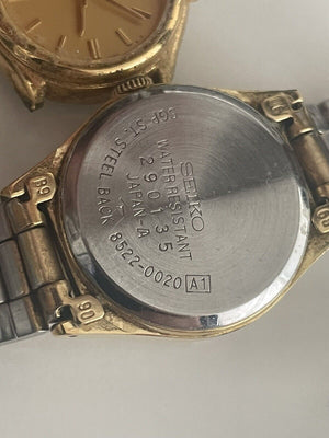 Woman’s Vintage SEIKO Wristwatch 2206-0118 & 8522 0020 & v401 0920 for parts