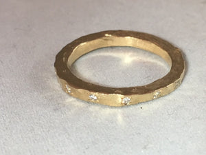 Gold and Diamond Eternity Band