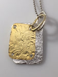 Sterling Silver Diamond Double Dog Tag